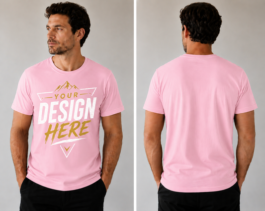 DigiPrint Unisex T-Shirt Ring Spun Cotton 100%, Single Print