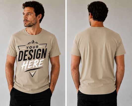 DigiPrint Unisex T-Shirt Ring Spun Cotton 100%, Single Print