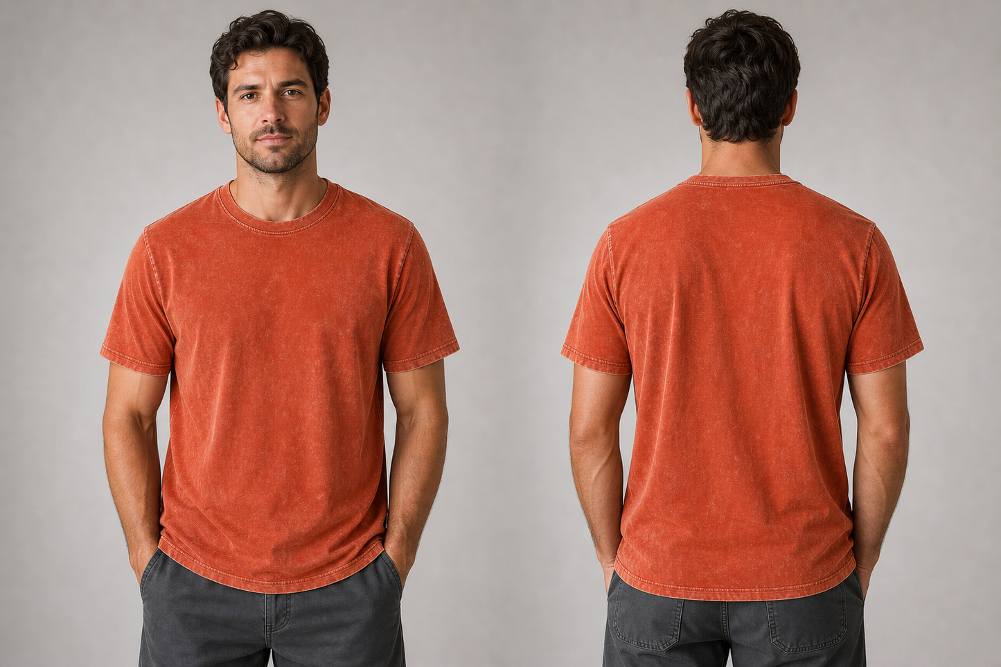 DigiPrint Unisex Vintage Shirt (Acid/Mineral washed), Single Print