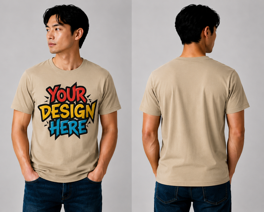 DigiPrint Unisex T-Shirt Light Cotton 100%, Single Print