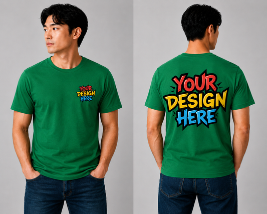 DigiPrint Unisex T-Shirt Light Cotton 100%, Double Print